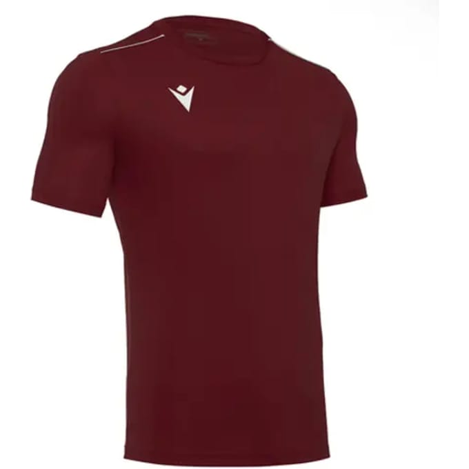 Macron Rigel Hero Shirt Korte Mouw Heren - Bordeaux | Maat: S
