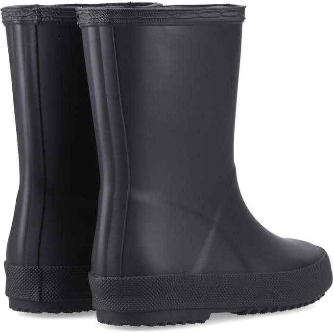 Hunter Kids First (Matte) Rubberen Kinderen's Zwarte Standaard Wellingtonlaarzen
