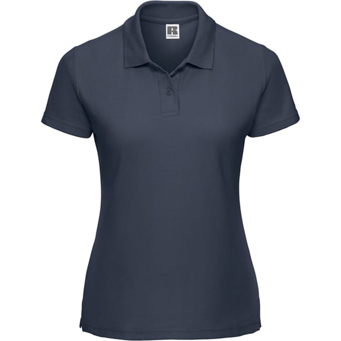 Russell Dames/Dames Klassiek Polycotton Poloshirt (Franse marine)