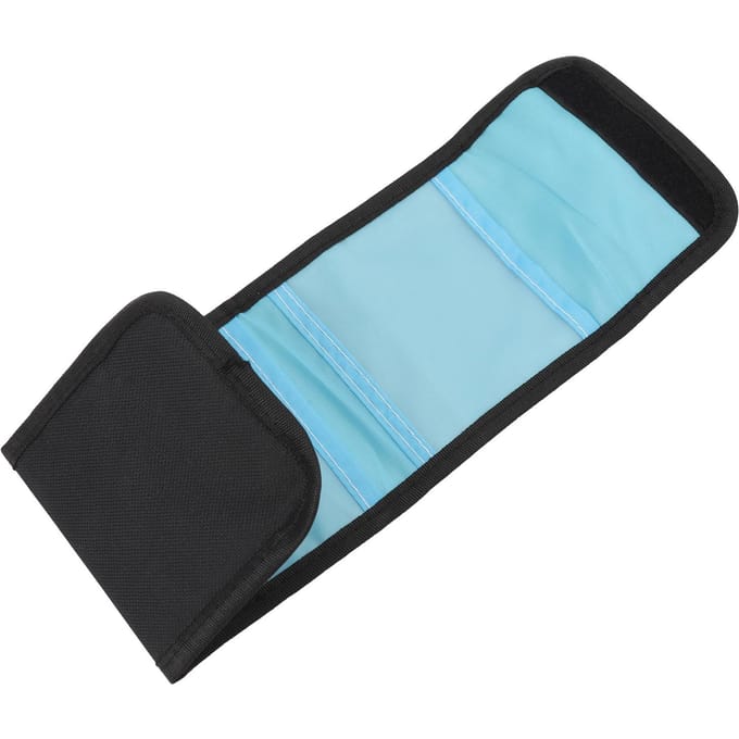Opvouwbare nylon lensfilterhouder, schokbestendig, stootbestendig en waterdicht. blue