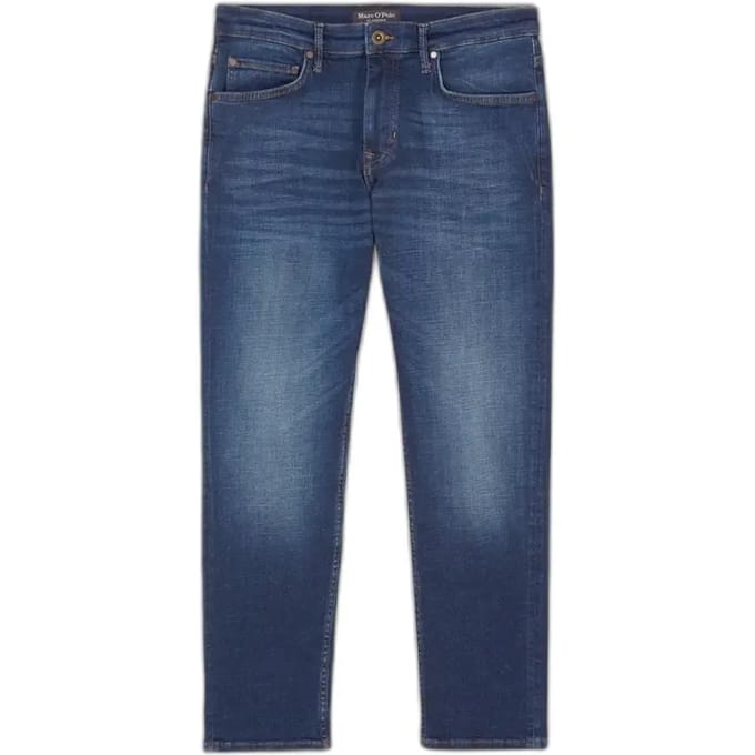 Shaped fit jeans in used-look, model 'SJÖBO'