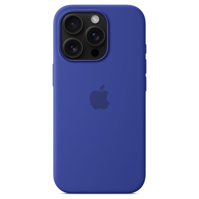 Apple Silicone Backcover MagSafe voor de Apple iPhone 16 Pro - Ultramarine
