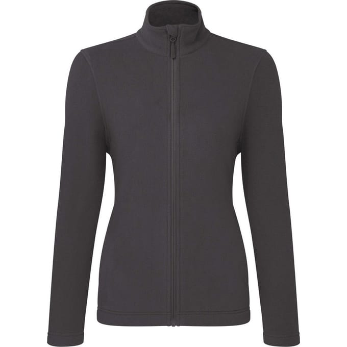 Premier Dames/Dames Recyclight Full Zip Fleecejack (Donkergrijs)
