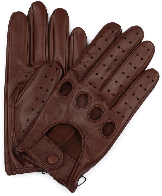Hestra Handschoen Morgan Leer Bruin - Maat 9 - Heren