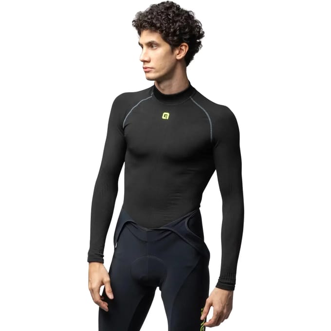 Ale Base Layer Lange Mouwen S1 Carbon - Zwart - S/M - Valt klein