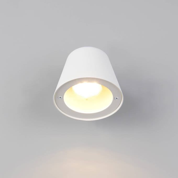 Trio Lighting Buitenwandlamp Beni, mat wit, breedte 11 cm, metaal