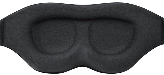 Zacht slaapmasker voor totale duisternis