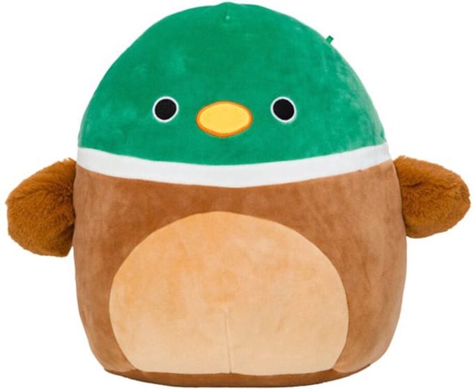 Klikkopers® - Kawaii knuffel - Squish Knuffel - 18 cm tot 22 cm - Eend Squishy - Kawaii Kussen - Kawaii Eend Knuffel