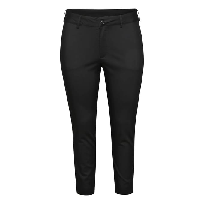 Damesbroek 7/8 chino KAFFE Curve Leana