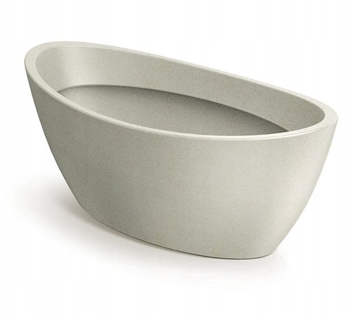 Bloemenschaal Buiten Aria Oval 40x20x16cm ZAND Ethick