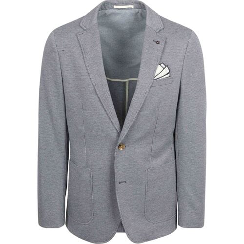Suitable Colbert Fame Houndstooth Donkerblauw (navy) - Maat 48 - Heren blazer