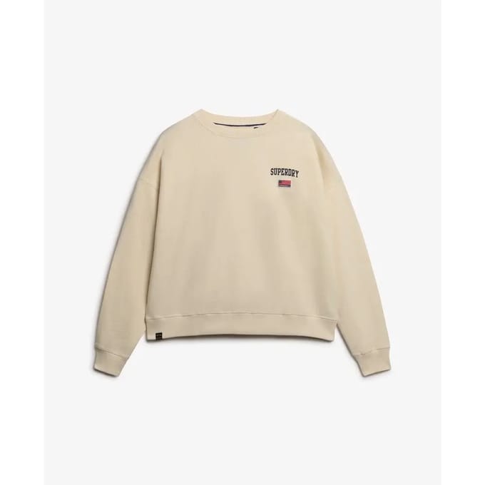 Superdry - Athletic Essentials relaxed sweatshirt met ronde hals - Dames - Truien