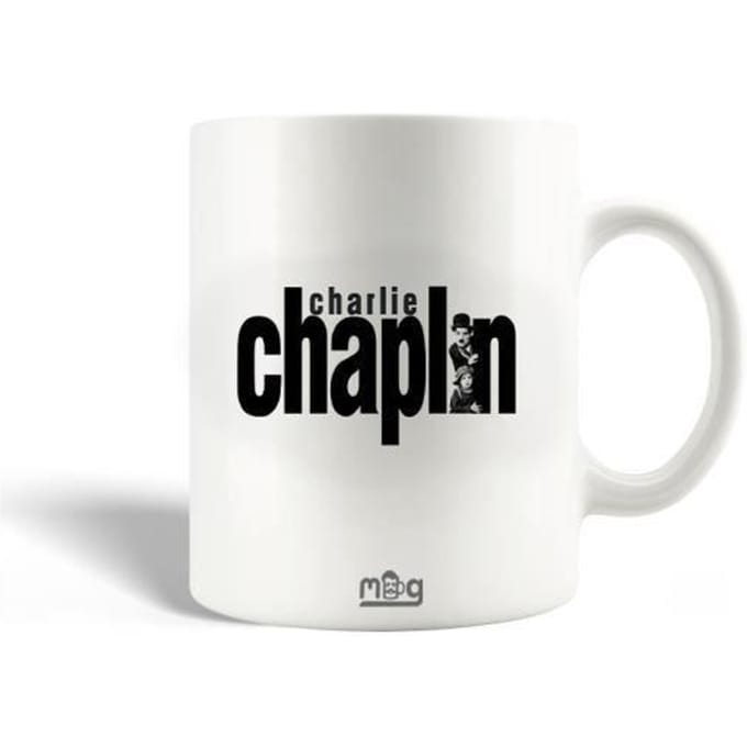 Mug en Céramique - MANIACASE - Charlie Chaplin - Noir - 30cl - Compatible lave-vaisselle