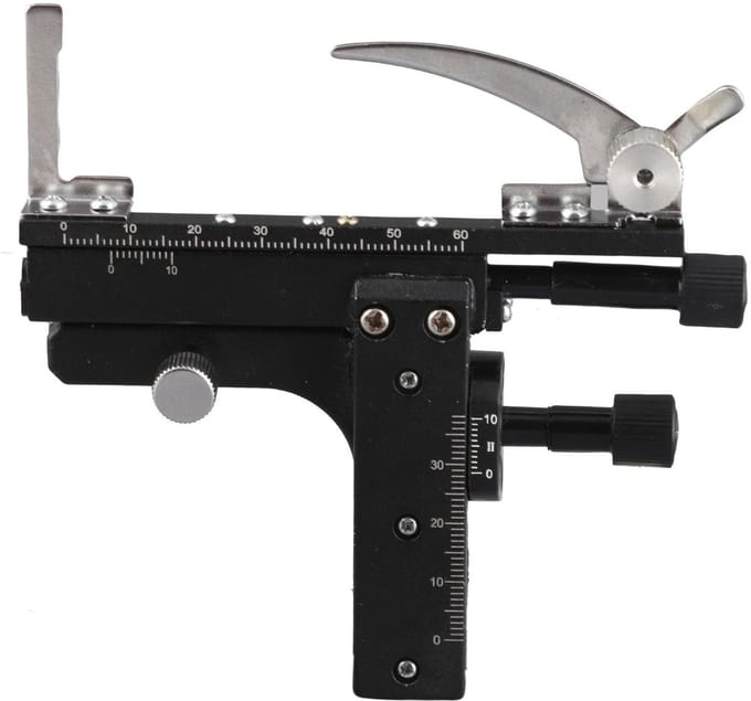 Allecto - Professionele Microscoop X-Y Beweegbare Tafel met Schaal - Hoogwaardige Accessoire