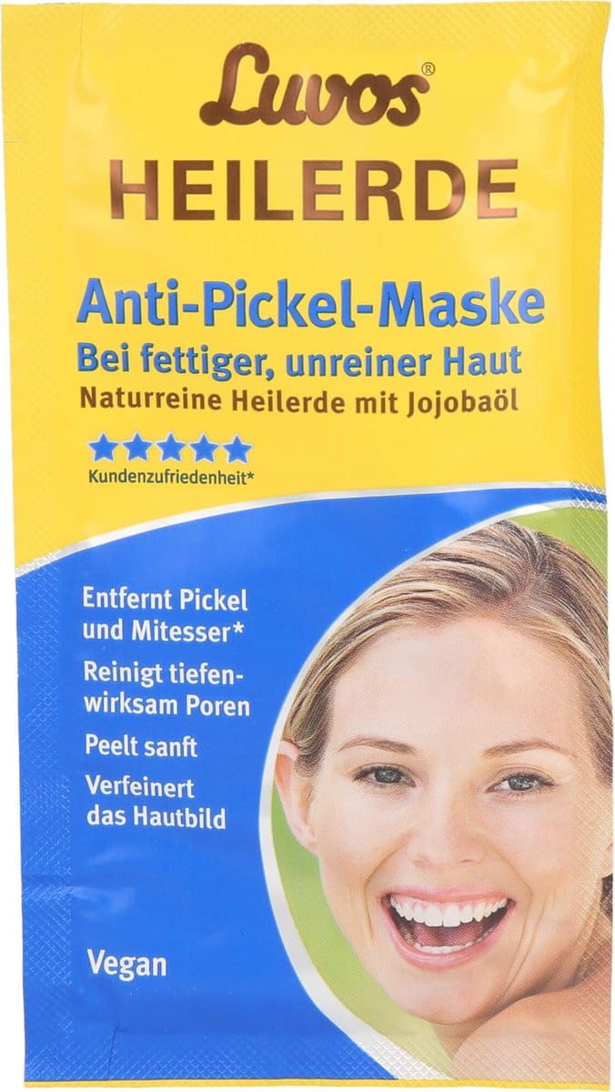 Luvos Heilerde Anti-Puistjes Gezichtsmasker Met Klei