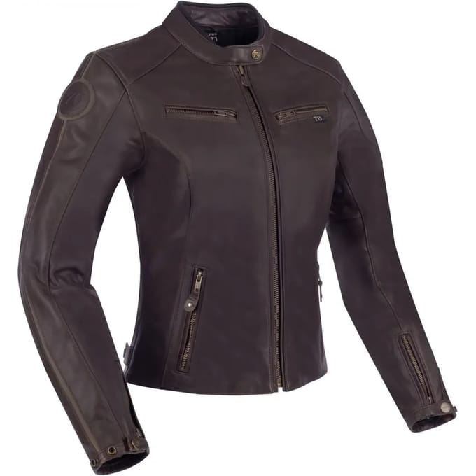 Leren motorjack voor vrouwen Segura devon