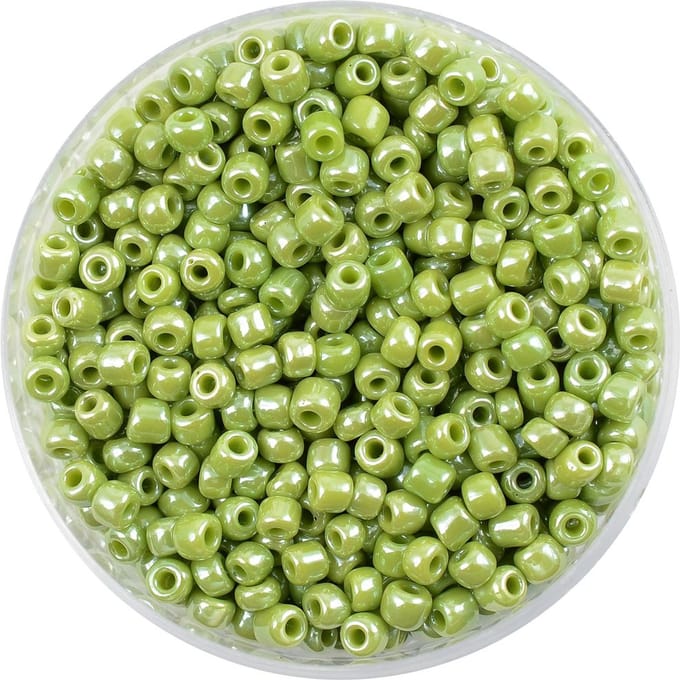 Rocailles "Parelmoer" - Groen