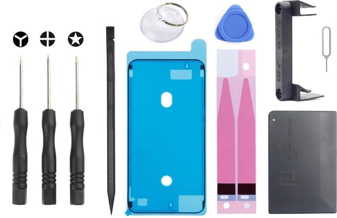 Let op type!! JIAFA JF-8160 11 in 1 Battery Repair Tool Set for iPhone 7