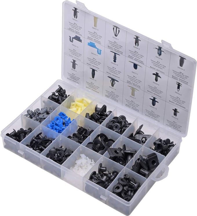 SW-Stahl S8024 bevestigingsclip assortiment 475 stuks Mazda