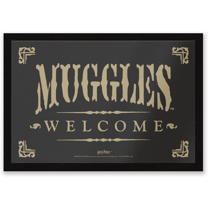 Harry Potter Muggles Welcome mat