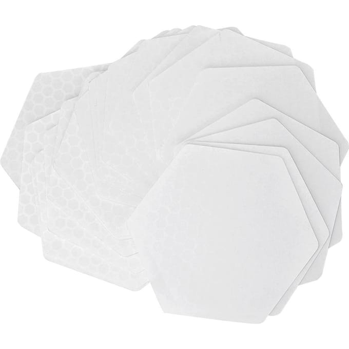 20 stuks Siliconen Paddle Board Antislip Mat Plakkerige Dekmat voor Surfplank Shortboard Longboard white