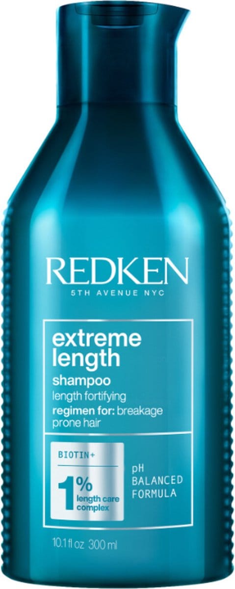 Redken - Extreme Length Shampoo - 3 x 300 ml - Voordeelverpakking