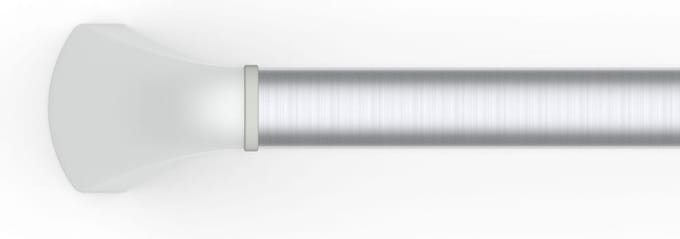 SecuCare Wandbeugel - 600mm greep blank geanodiseerd kap - wit mat - 8010.601.01
