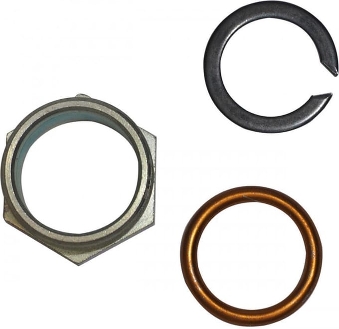 Écrou de pot d'échappement pour mobylette MBK 51 Neuf avec clips et joint