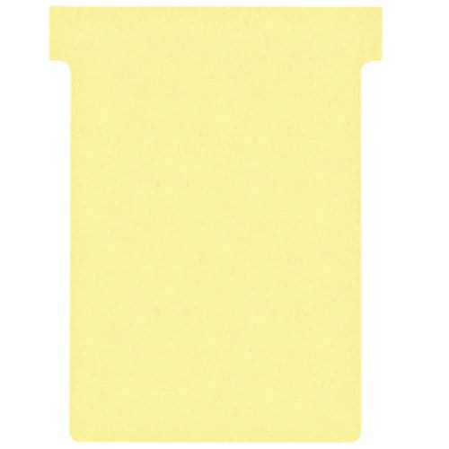 Nobo T-planbordkaarten index 3, ft 120 x 92 mm, geel