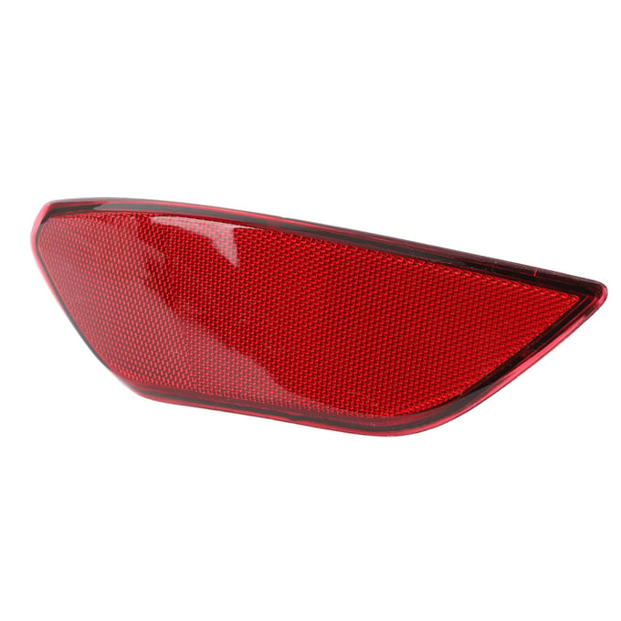 Paar Rode Achterbumper Reflectoren Stevig ABS Materiaal Bumper Reflectie Strip Cover red