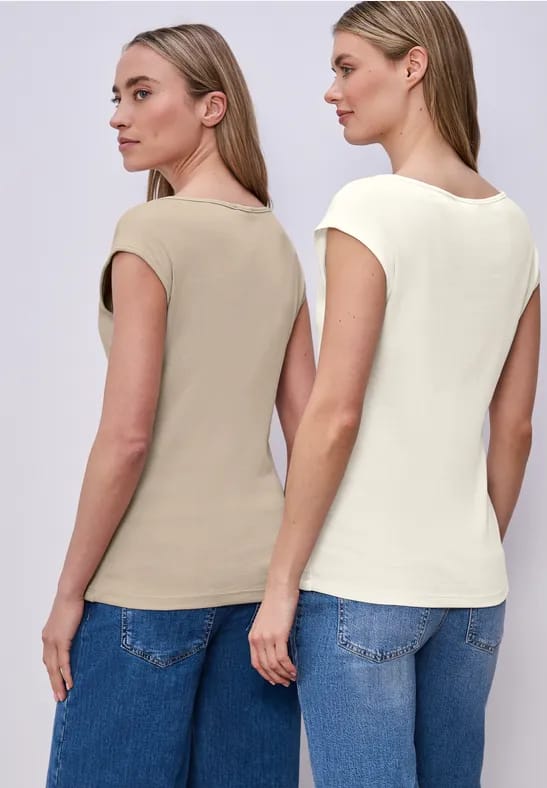 Basic shirts in een 2-pack