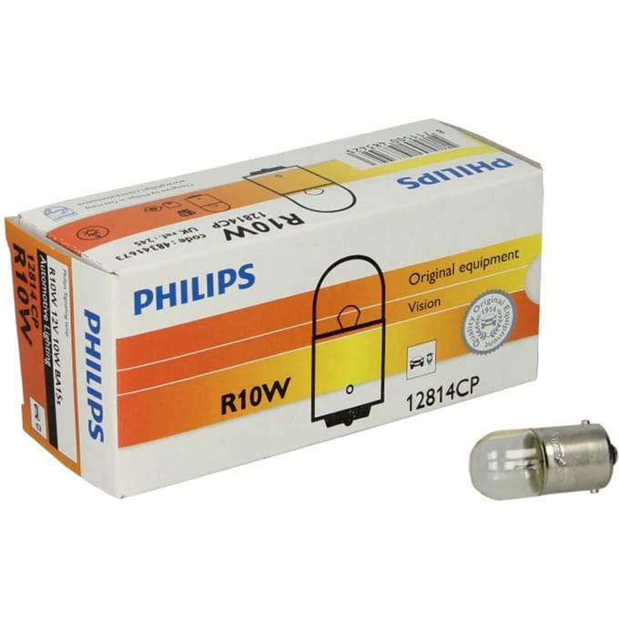 P27/7w lamp PHILIPS R10W 12V, 10W