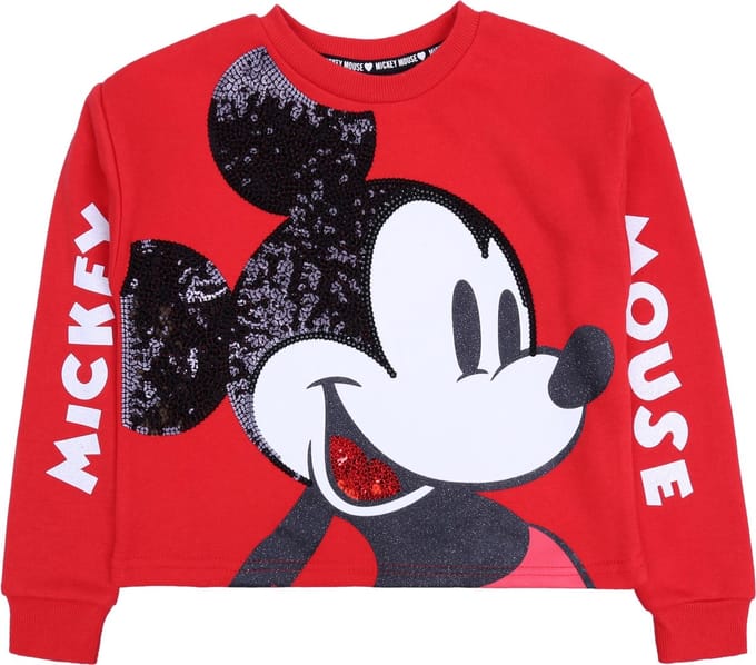 Rood Mickey Mouse sweatshirt DISNEY