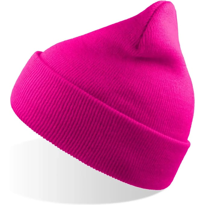 Atlantis Headwear - Wind Beanie Recycled - Fuchsia - One Size