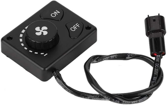 Universele Standkachel Controller DC 12V/24V | Bedieningspaneel & Schakelaar voor Auto en Vrachtwagen