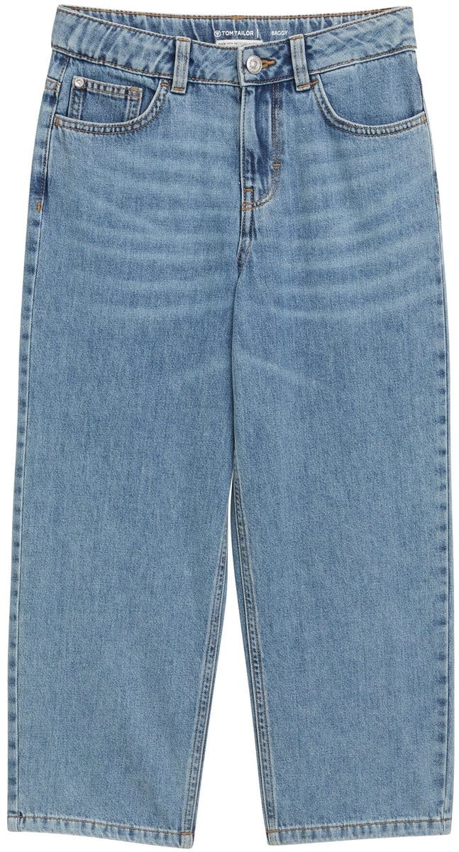Tom Tailor - Baggy Fit-jeans - Maat 152 - Light Stone Blue Denim