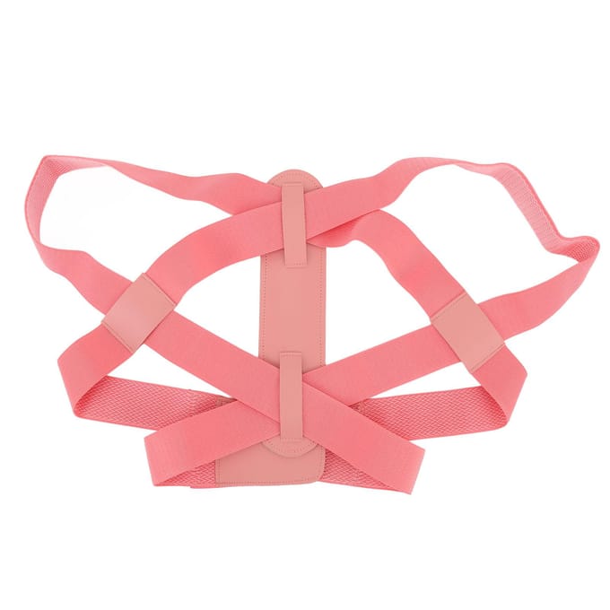 Houding Corrector Verstelbare Sleutelbeen Ondersteuning Dubbele Bevestiging Comfortabel Verstelbaar Bovenrug S(for 2-4kg) pink