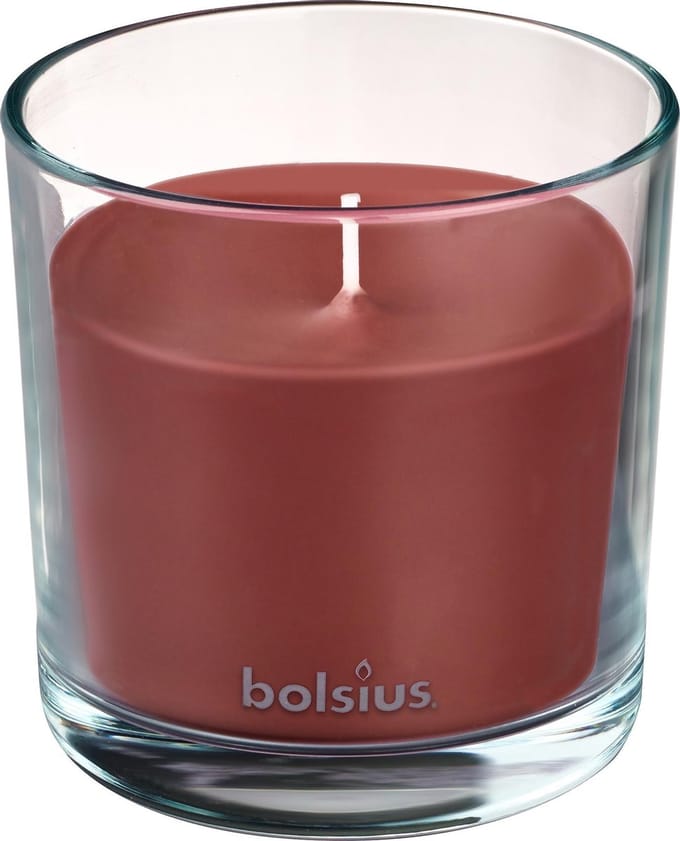 Bolsius Geurkaars True Scents Oud Wood - 9.5 cm / ø 9.5 cm