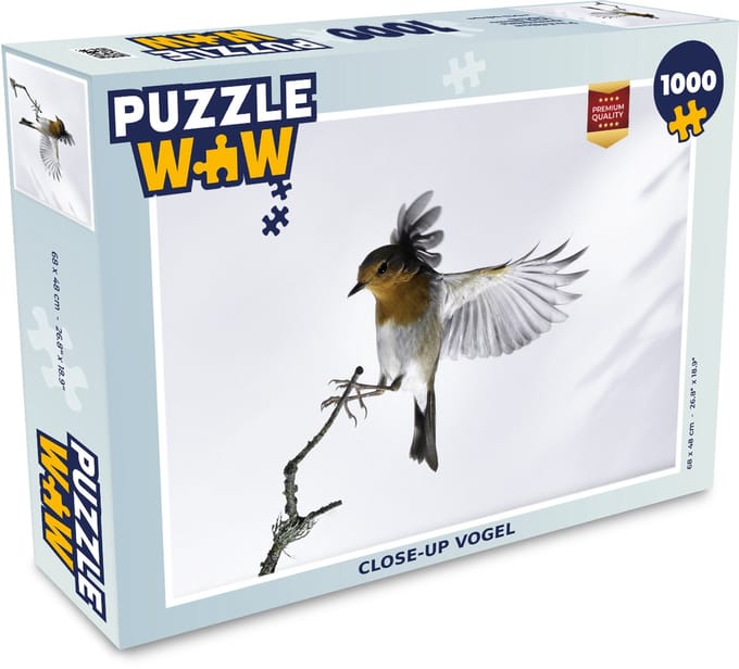 Puzzel Close-up vogel - Legpuzzel - Puzzel 1000 stukjes volwassenen