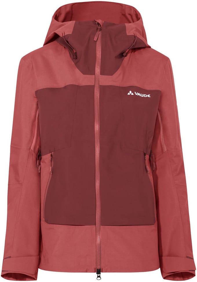 VAUDE Croz Alpine 3L jas, hardshelljas, dames outdoor sportjas, waterdicht, winddicht, hardshell, capuchon, regular fit