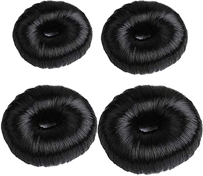 Donut Haar Bun Maker - Haar Bun Shaper - Haar Stijlen - 4 Verschillende Maten - 2 tot 3.3 inch