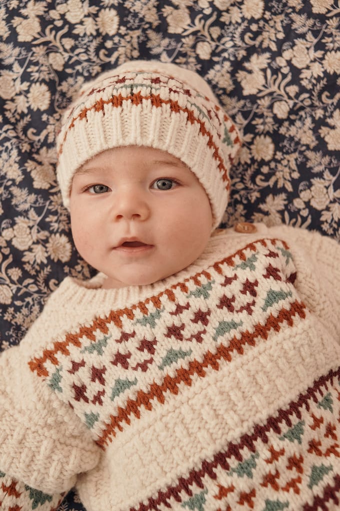 Louise Misha Jumper Cosmo Cream Größe: 18M | Strickjacken Outlet | kids | Weiß