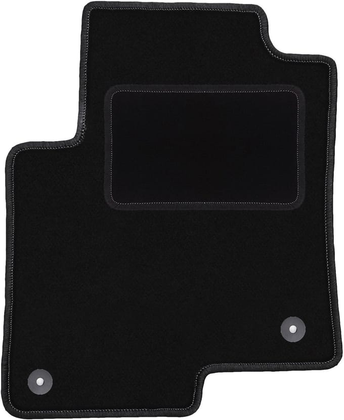 Bestuurdersmat zwart voor: Smart ForFour I hatchback (2004-2007)