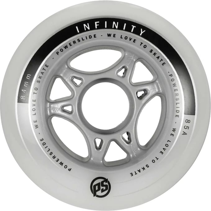 Powerslide Wielen Infinity 84 Mm / 85a 4 Stuks Grijs