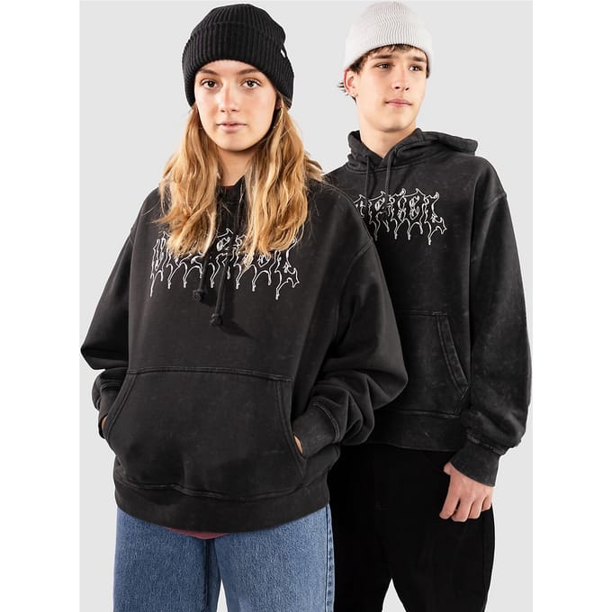 Vitriol Fallen Ones Boxy Hoodie zwart