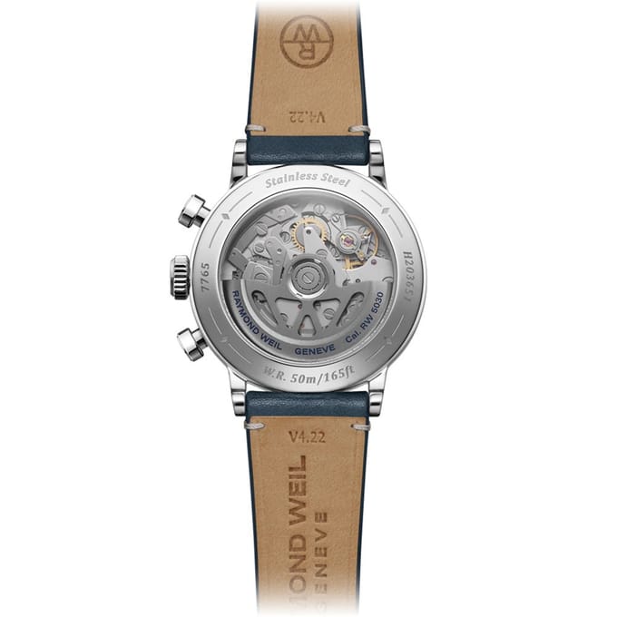 Raymond Weil Millesime Heren Blauwe Horloge 7765-STC-50651