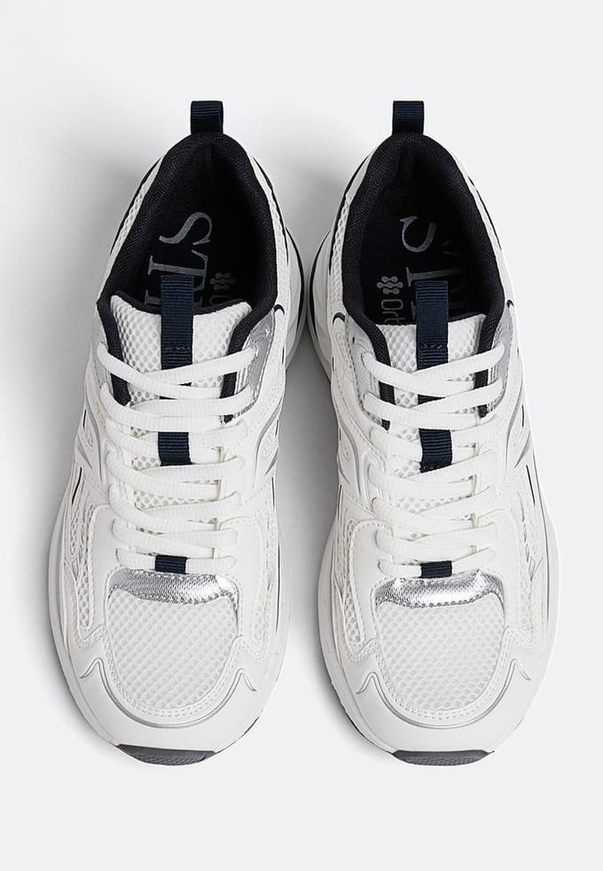 Stradivarius Sneakers met detail  WIT 35