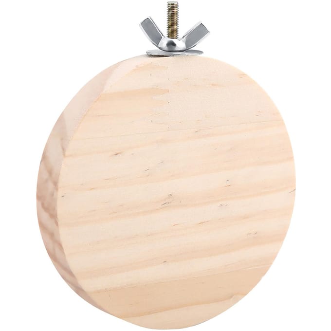 Houten Platform Hamsters Chinchilla's Speelgoed Papegaai Standaard Kooi Springplank voor Klein Dier beige