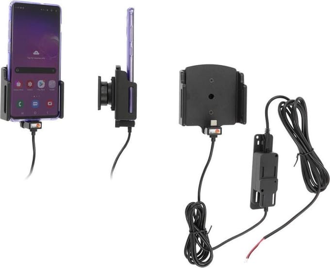Brodit Active holder for fixed installation for, Mobiele telefoon/Smartphone, Actieve houder, Auto/binnen, Zwart