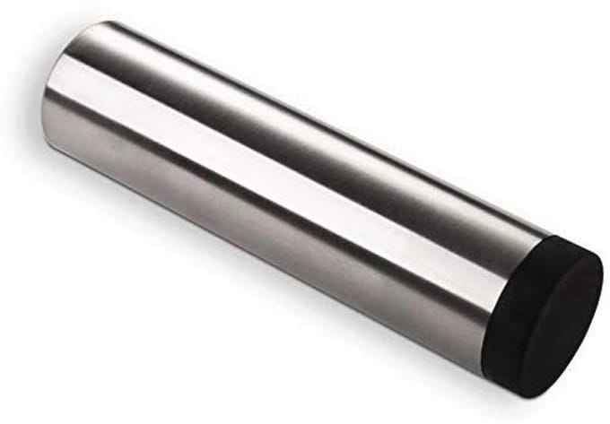 Deurstopper RVS met Rubber - 30 mm Diameter en 120 mm Muurafstand